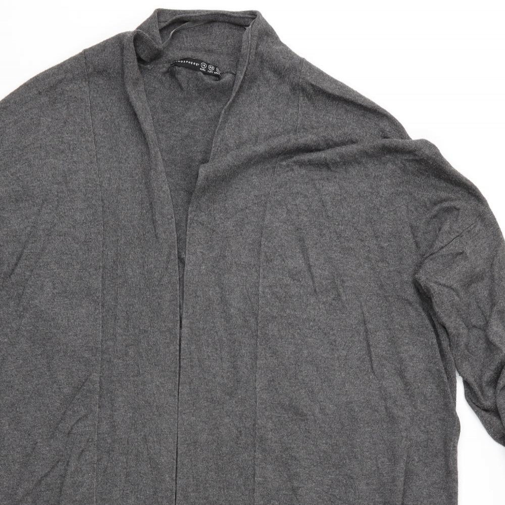 Womens UK Size 14 Atmosphere Grey Wrap Jumper