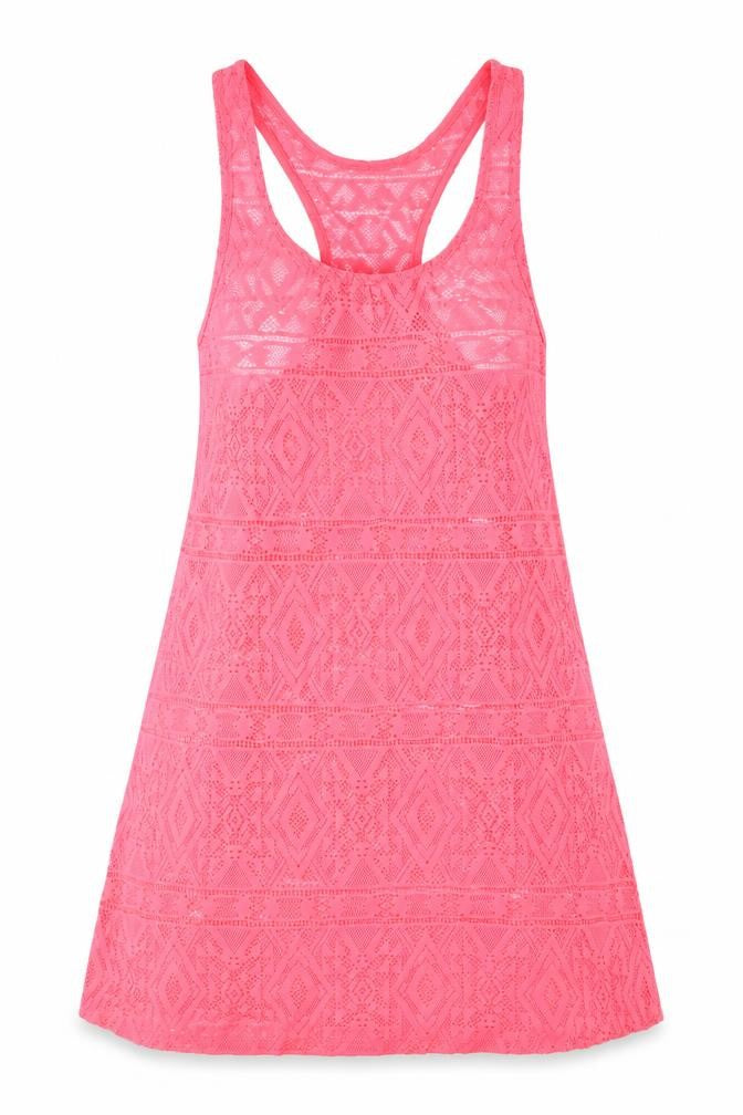 Womens UK Size 6 Ocean Club Pink Basic T-Shirt