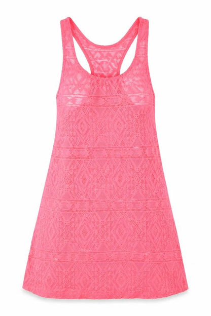 Womens UK Size 6 Ocean Club Pink Basic T-Shirt