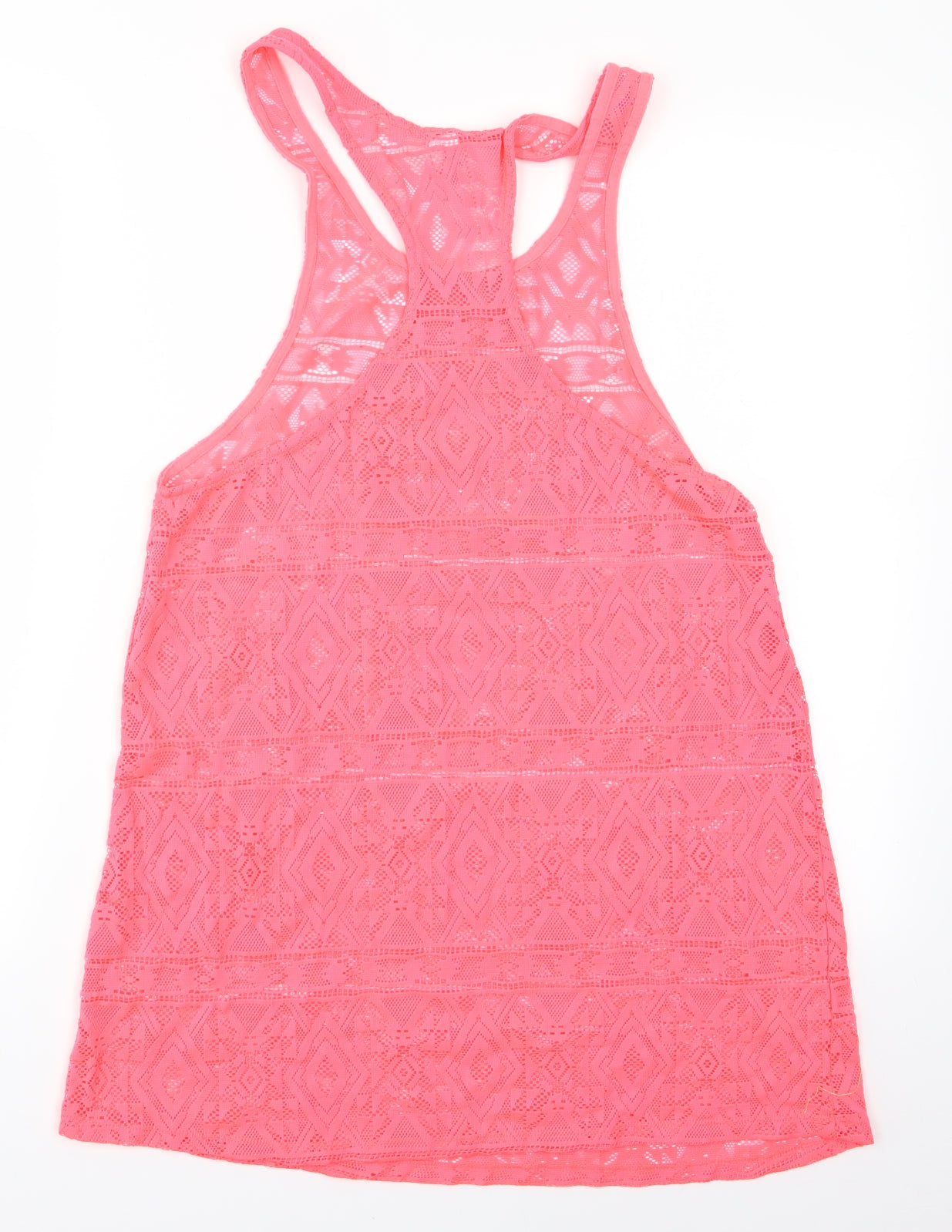 Womens UK Size 6 Ocean Club Pink Basic T-Shirt