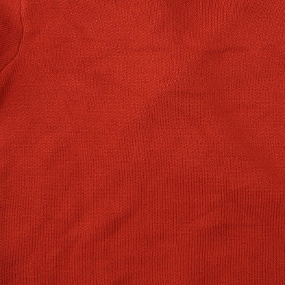 Womens UK Size 14 Bonmarché Orange Wrap Jumper