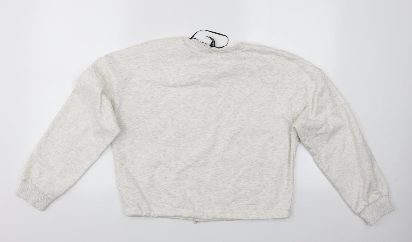 Divided Womens Ivory   Pullover Sweatshirt Size S  - Divided Sweatshirt