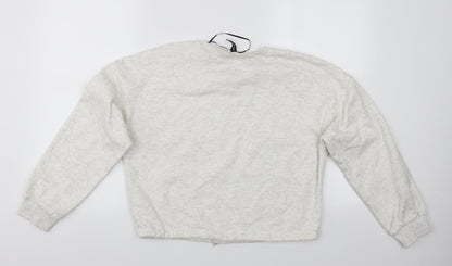 Divided Womens Ivory   Pullover Sweatshirt Size S  - Divided Sweatshirt