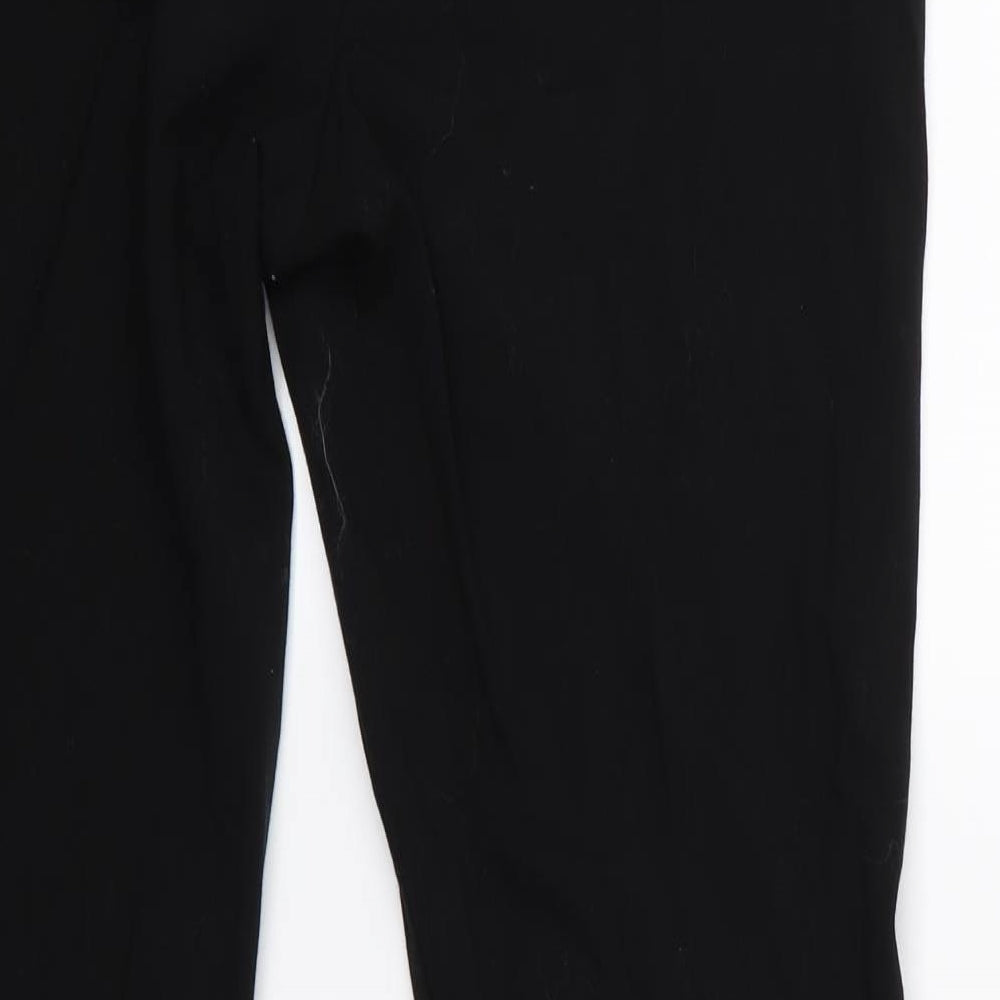 Womens UK Size 10 Marks and Spencer Regular Fit  Black Trousers