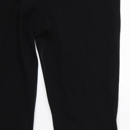 Womens UK Size 10 Marks and Spencer Regular Fit  Black Trousers