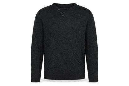 Mens UK Size L Red Herring Black Pullover Jumper