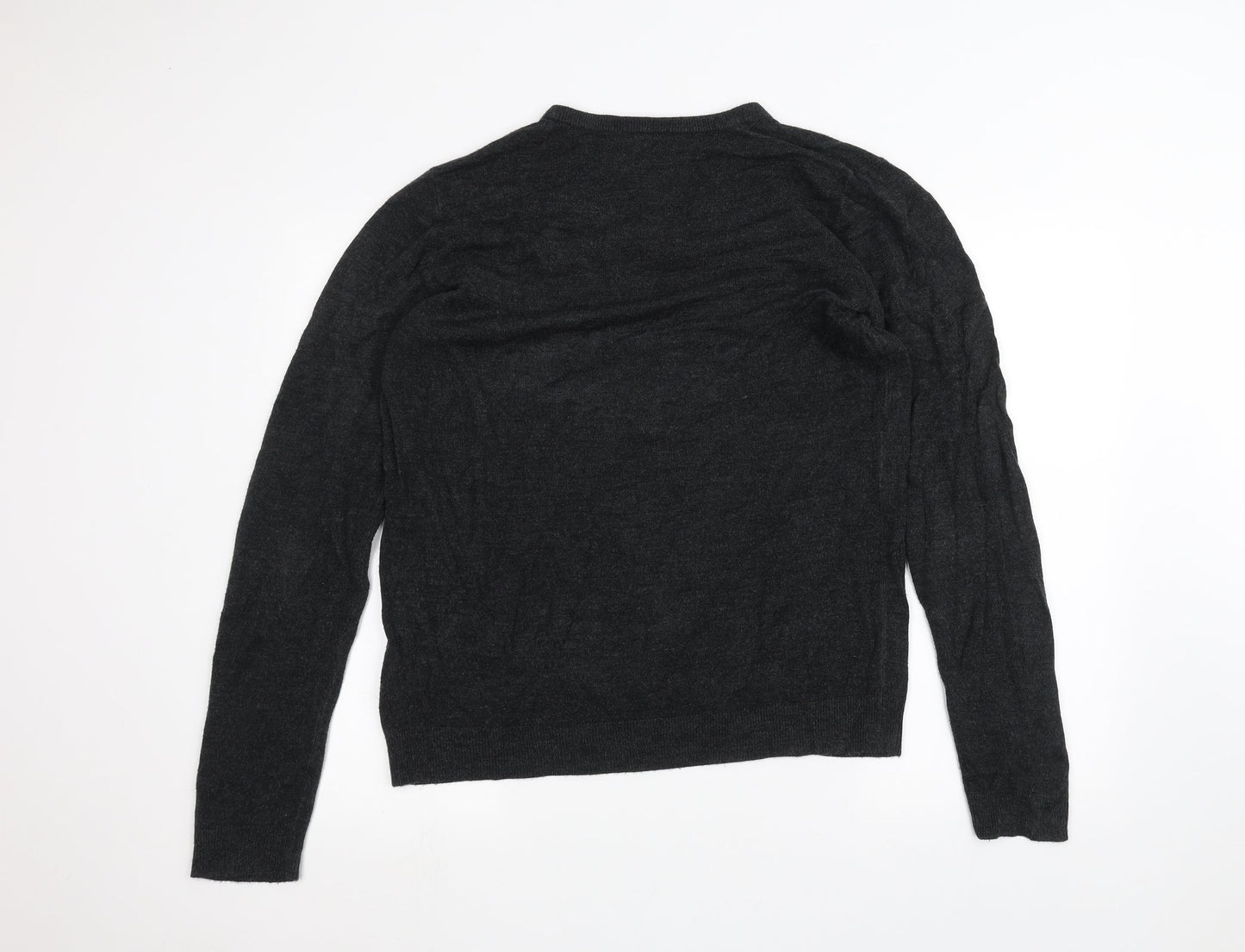 Red Herring Mens Black   Pullover Jumper Size L