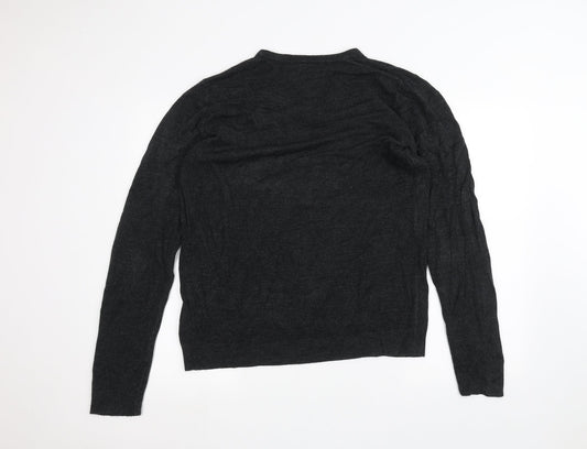 Red Herring Mens Black   Pullover Jumper Size L