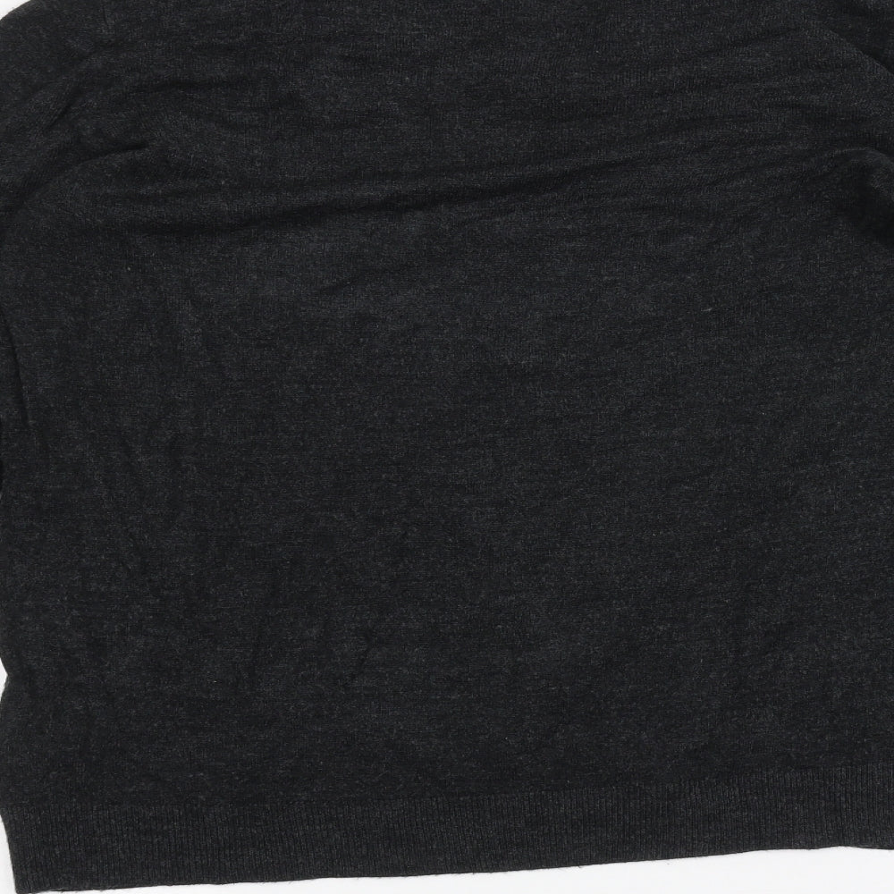 Red Herring Mens Black   Pullover Jumper Size L