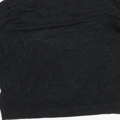 Red Herring Mens Black   Pullover Jumper Size L