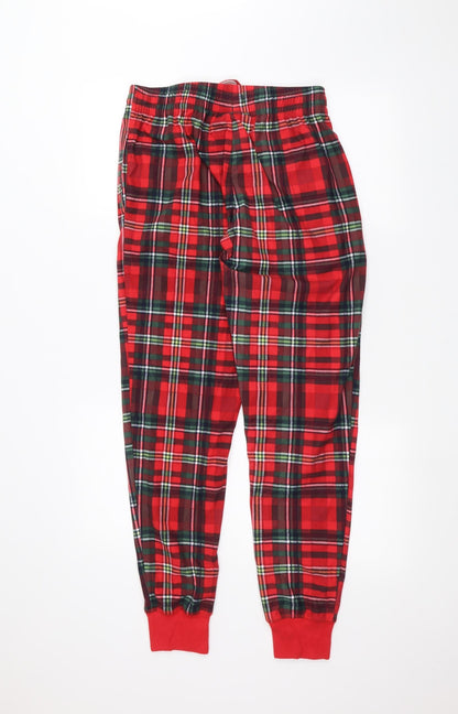 Womens UK Size S NEXT Regular Fit  Red Trousers