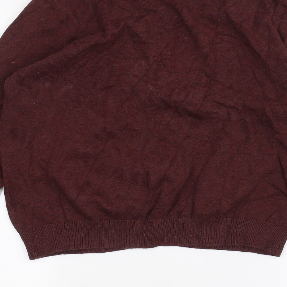 Womens UK Size L H&M Red Cardigan Jumper