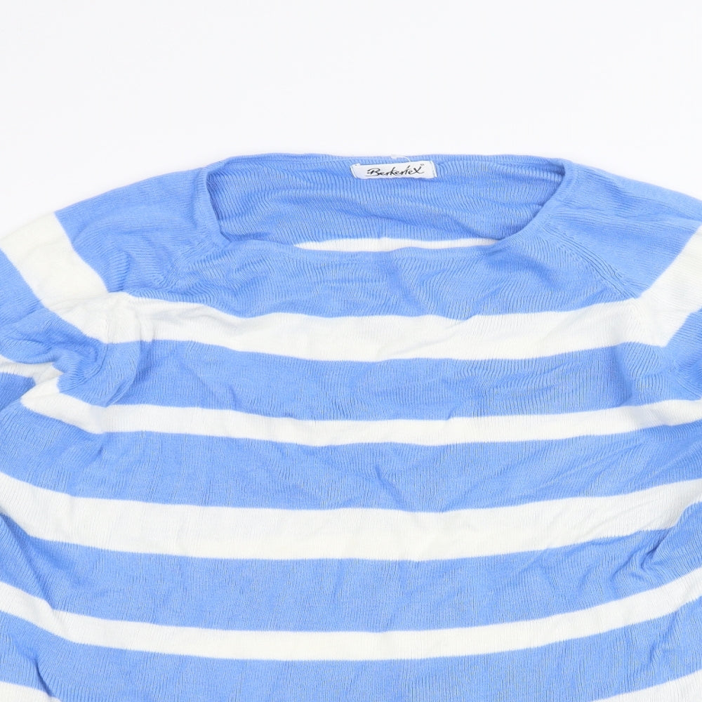 Womens UK Size 18 Berkertex Blue Pullover Jumper