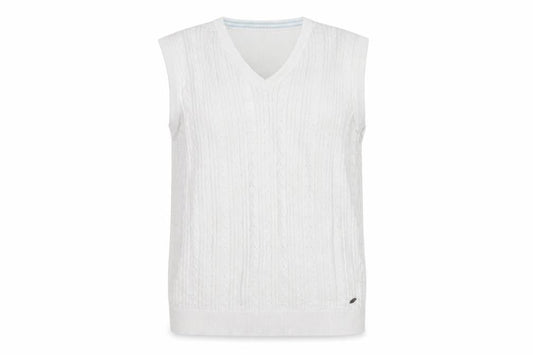 Womens UK Size M ISLE White Pullover Jumper