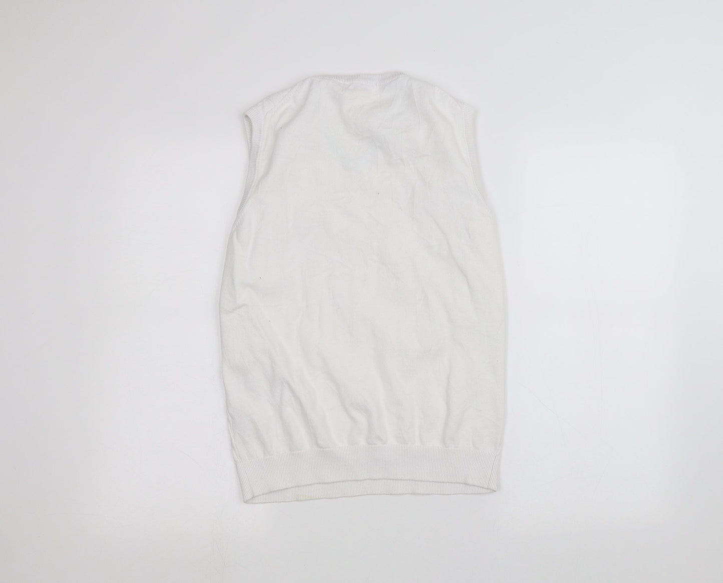 Womens UK Size M ISLE White Pullover Jumper