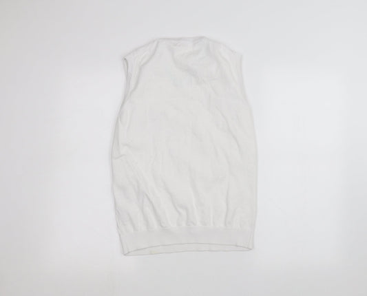 Womens UK Size M ISLE White Pullover Jumper