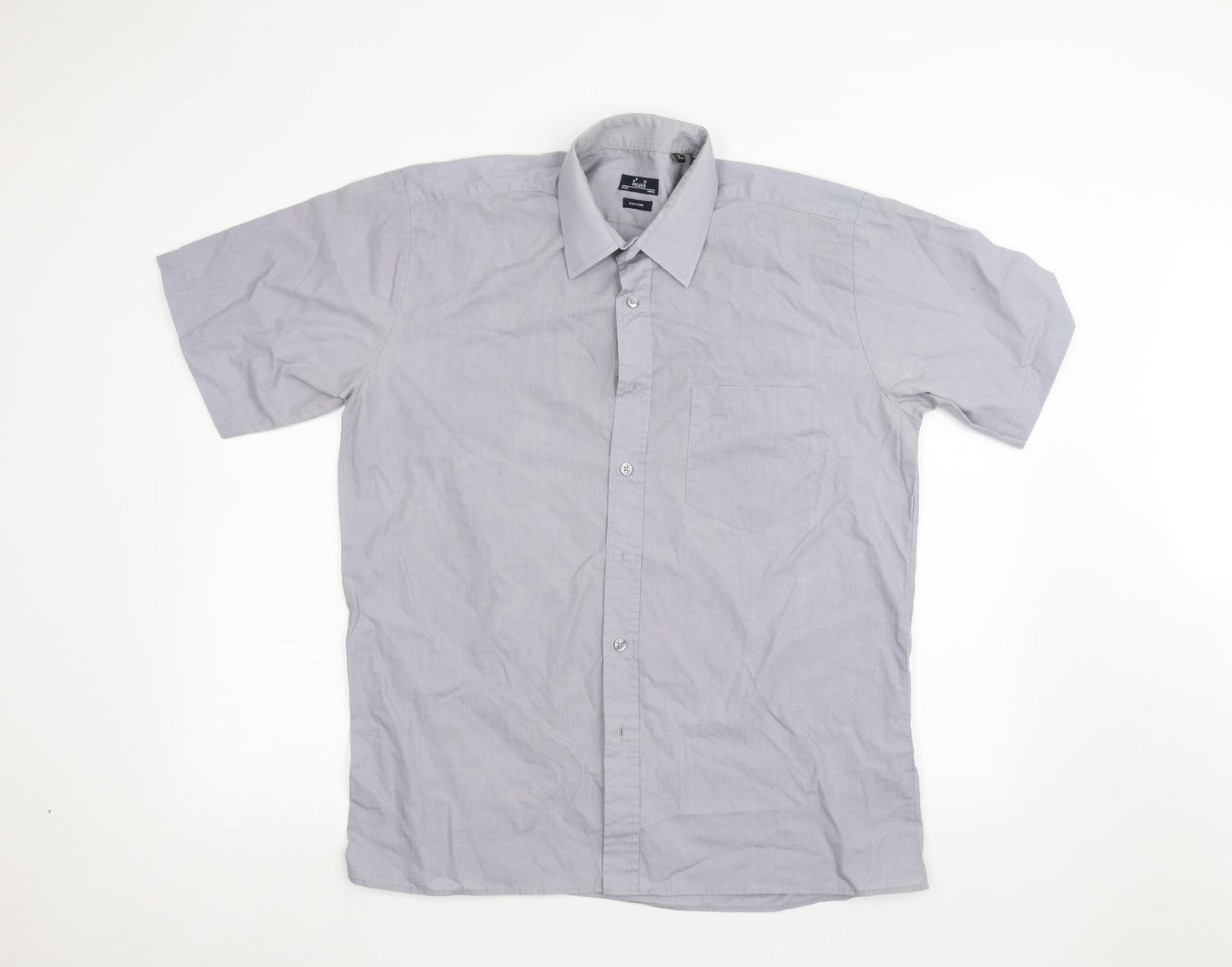 Mens UK Collar Size 16 Premier Smart Blue  Dress Shirt
