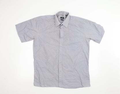 Mens UK Collar Size 16 Premier Smart Blue  Dress Shirt