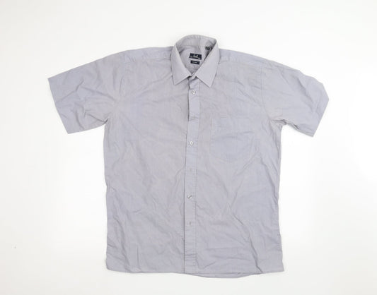 Mens UK Collar Size 16 Premier Smart Blue  Dress Shirt