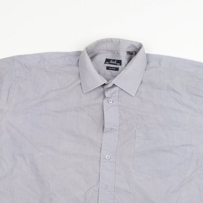 Mens UK Collar Size 16 Premier Smart Blue  Dress Shirt