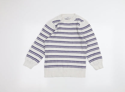 Womens UK Size 12 NEXT White Pullover Jumper