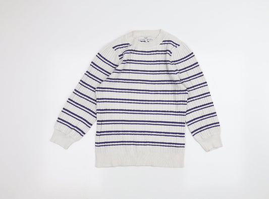 Womens UK Size 12 NEXT White Pullover Jumper