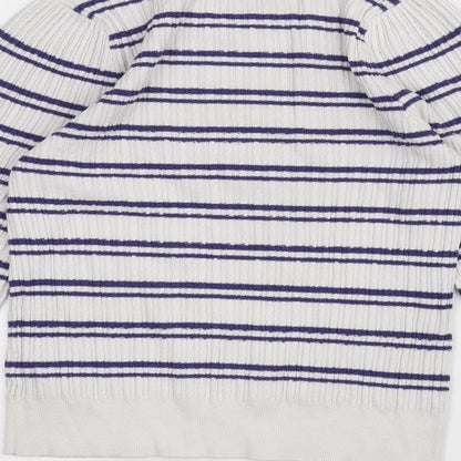 Womens UK Size 12 NEXT White Pullover Jumper