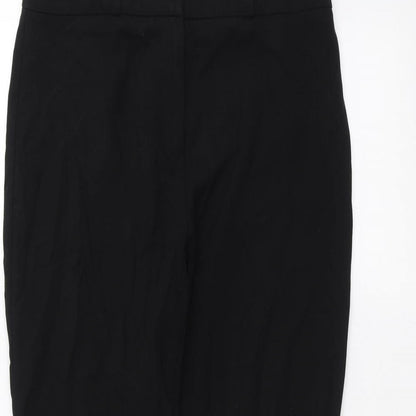 Womens UK Size 10 Marks and Spencer Regular Fit  Black Trousers