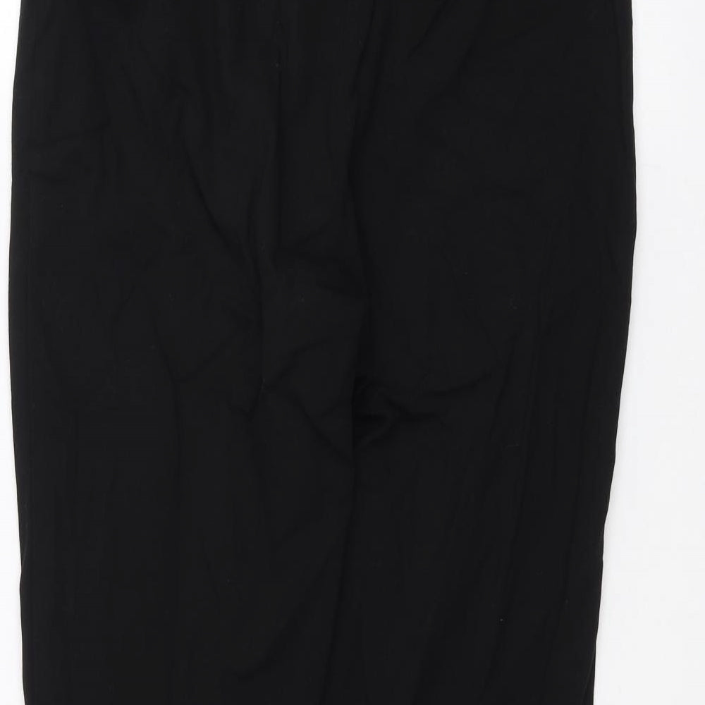 Womens UK Size 10 Marks and Spencer Regular Fit  Black Trousers