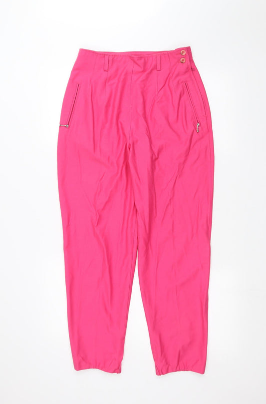 VIA MORO Womens Pink   Trousers  Size 14 L25 in