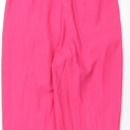 VIA MORO Womens Pink   Trousers  Size 14 L25 in