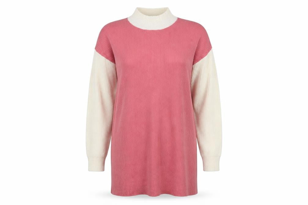 SHEIN Womens Pink   Pullover Jumper Size L