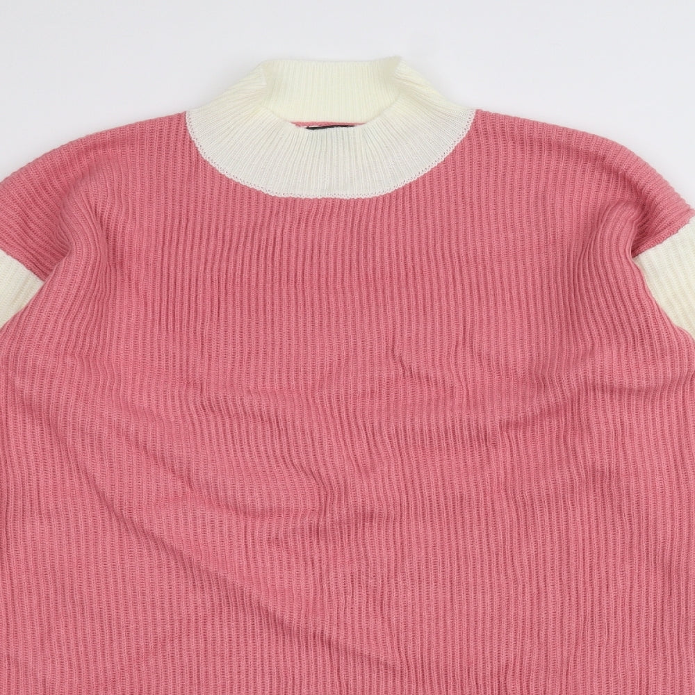SheIn Womens Pink   Pullover Jumper Size L