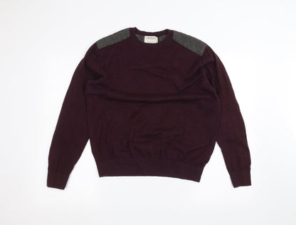 Burton Mens Red   Pullover Jumper Size M