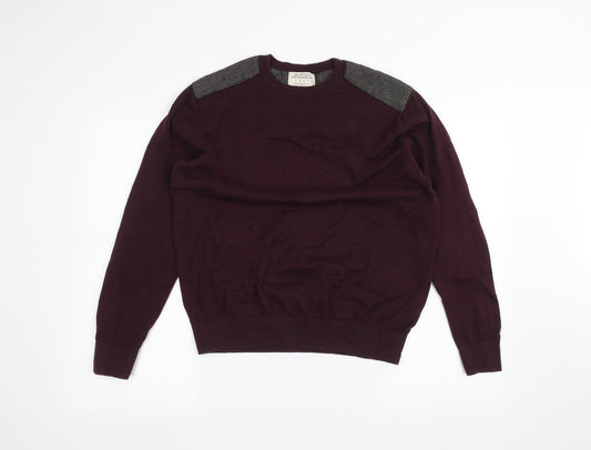 Burton Mens Red   Pullover Jumper Size M