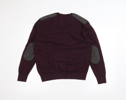 Burton Mens Red   Pullover Jumper Size M