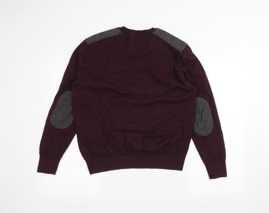 Burton Mens Red   Pullover Jumper Size M