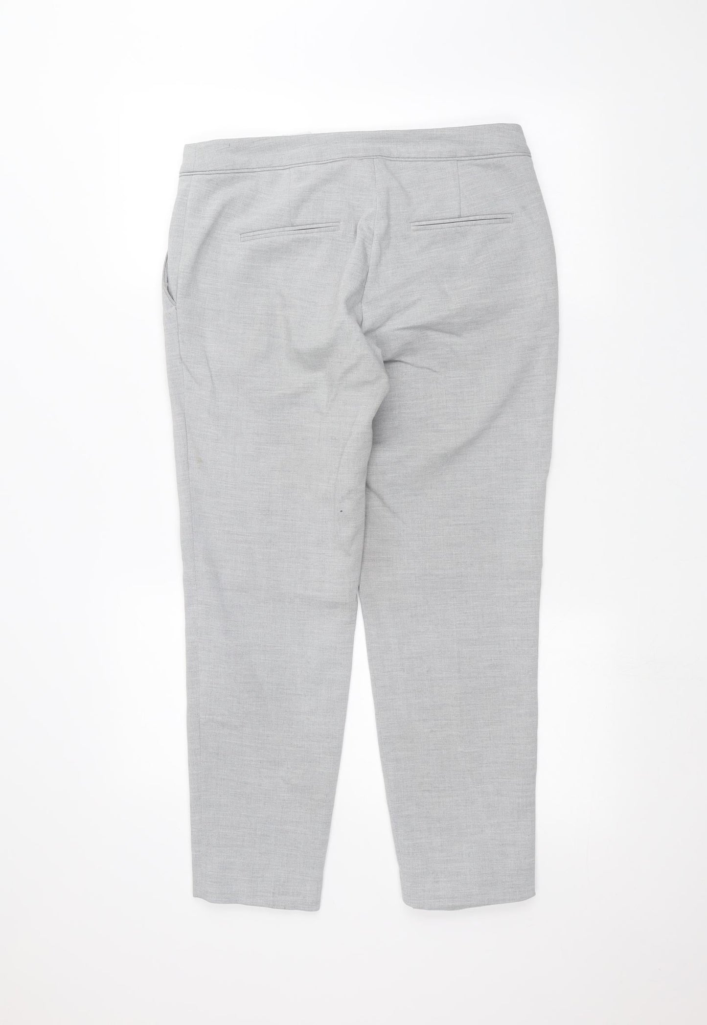 Womens UK Size 10 H&M Regular Fit  Grey Trousers