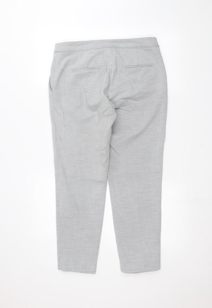 Womens UK Size 10 H&M Regular Fit  Grey Trousers