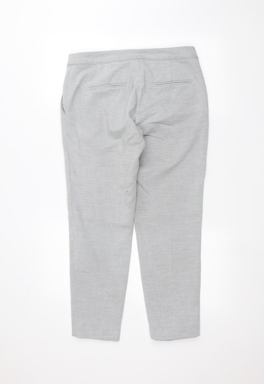 Womens UK Size 10 H&M Regular Fit  Grey Trousers