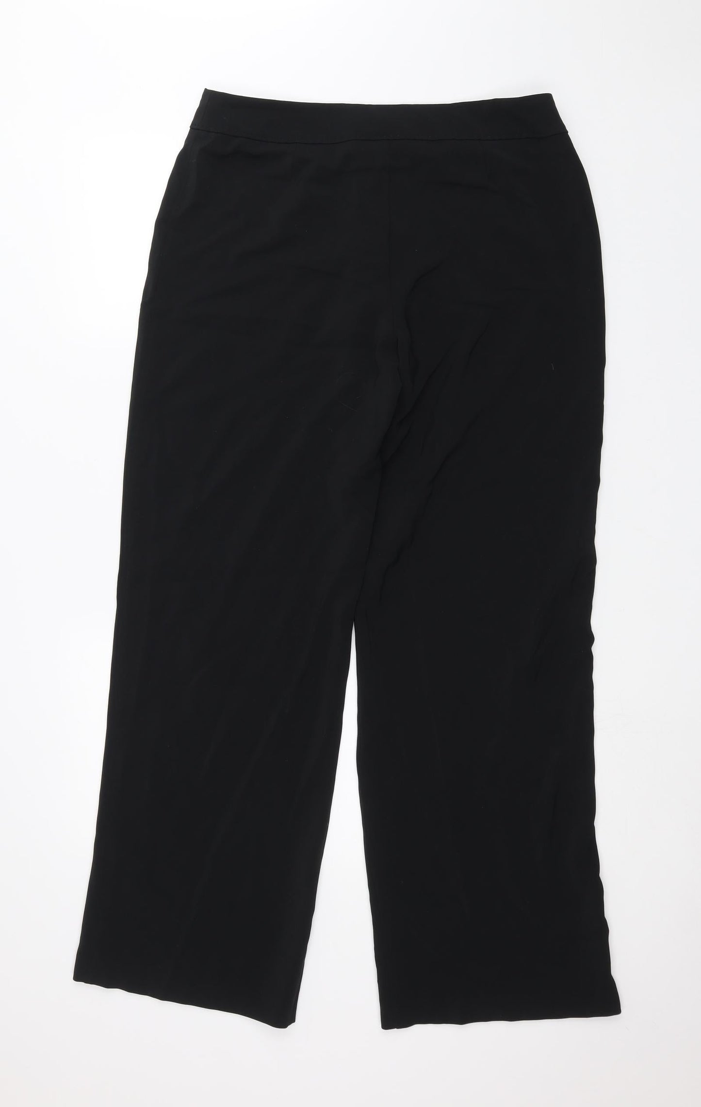 Womens UK Size 14 Marks and Spencer Regular Fit  Black Trousers