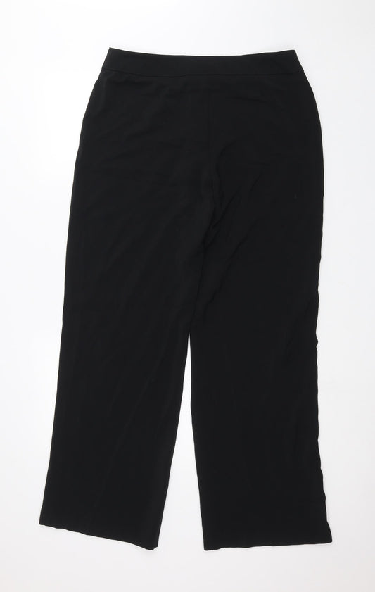 Womens UK Size 14 Marks and Spencer Regular Fit  Black Trousers