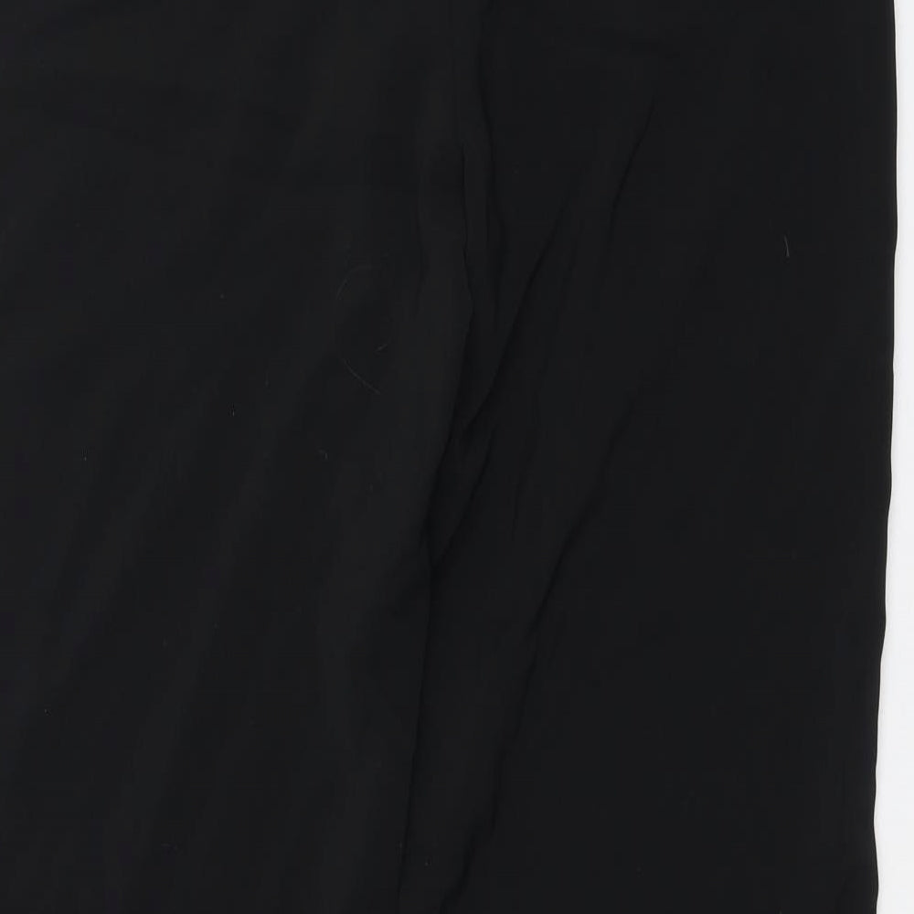 Womens UK Size 14 Marks and Spencer Regular Fit  Black Trousers