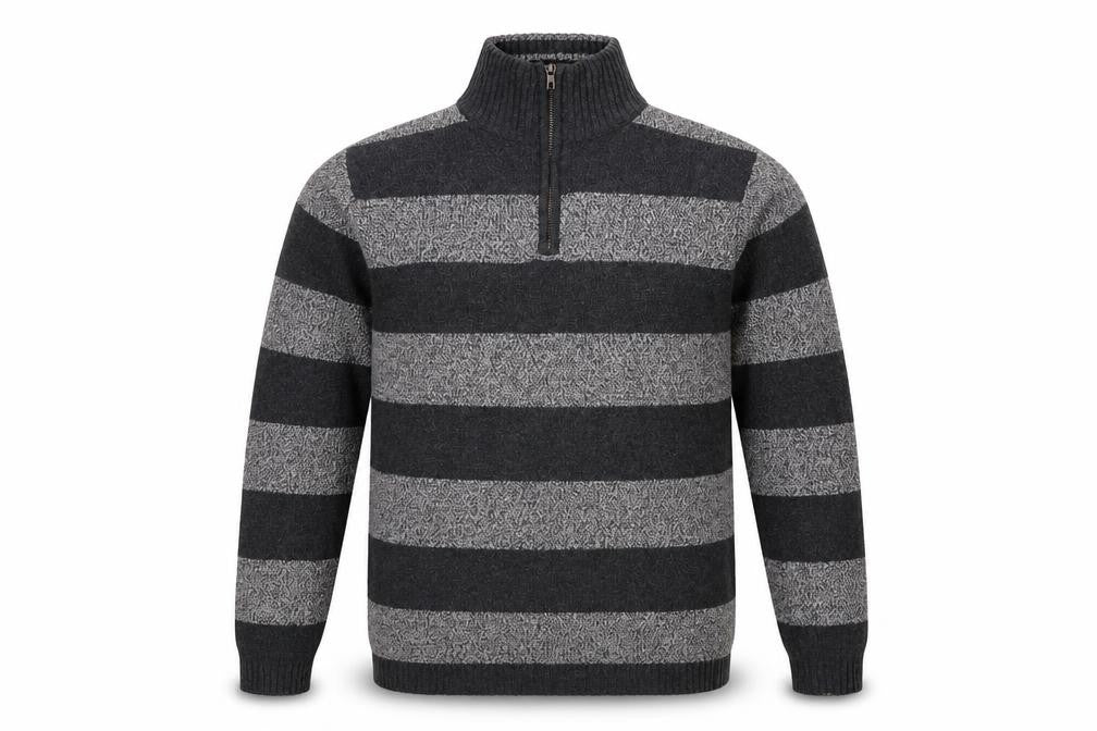 Mens UK Size M Boston crew Black Pullover Jumper