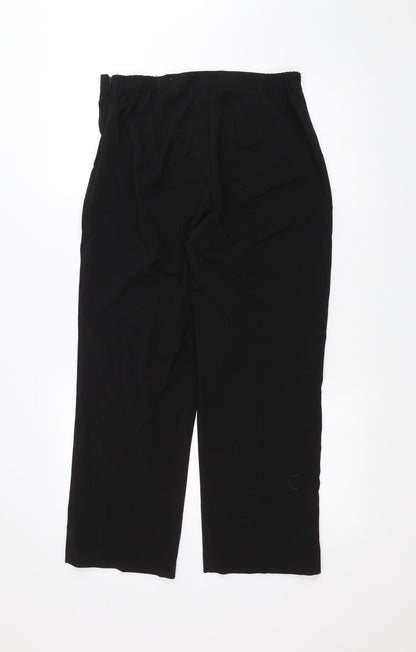 BM Womens Black   Trousers  Size 14 L24 in