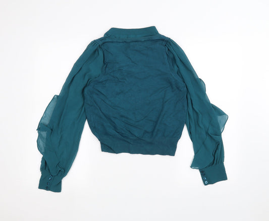 Womens UK Size 12 New Look Green Pullover Jumper