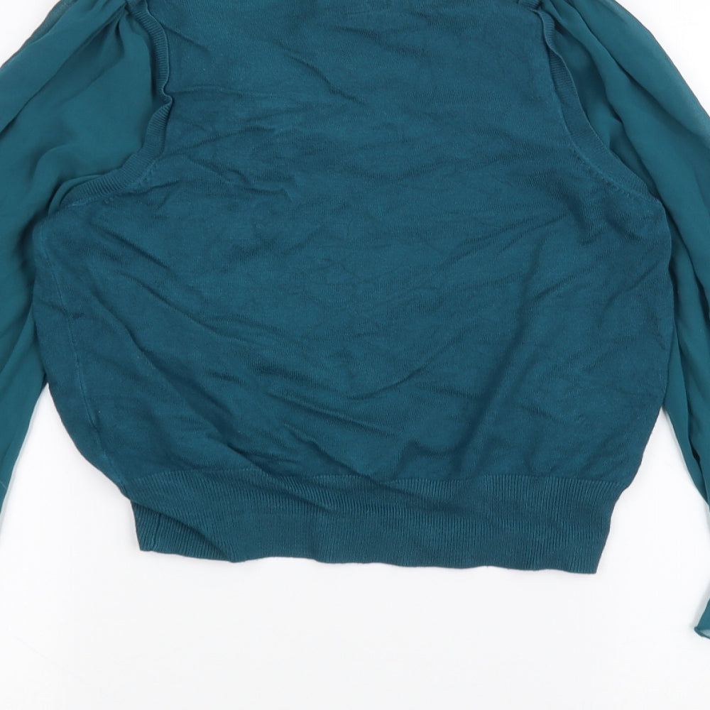Womens UK Size 12 New Look Green Pullover Jumper