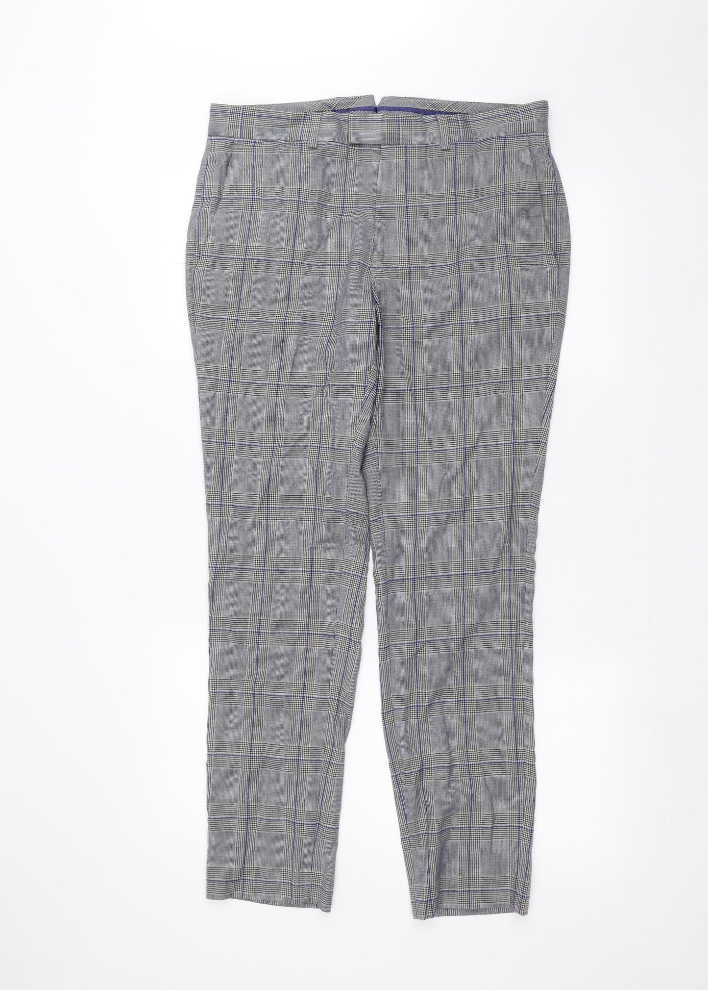 Womens UK Size 32 in Preworn Regular Fit  Grey Trousers