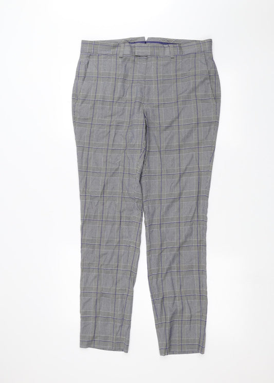 Womens UK Size 32 in Preworn Regular Fit  Grey Trousers