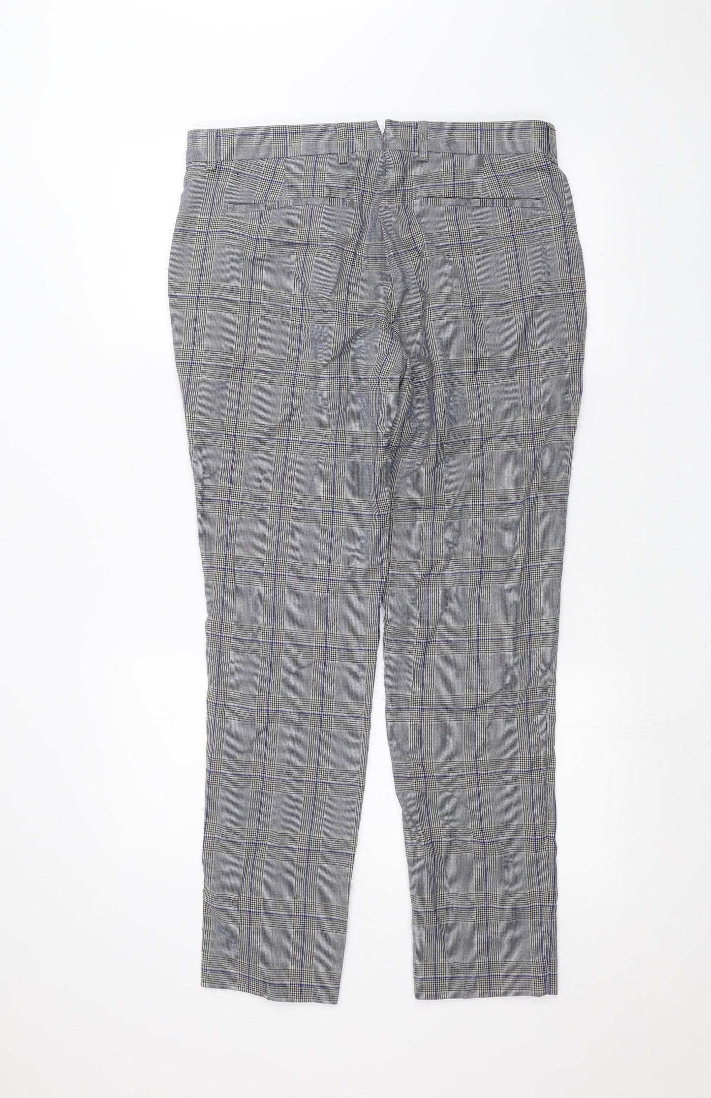 Womens UK Size 32 in Preworn Regular Fit  Grey Trousers
